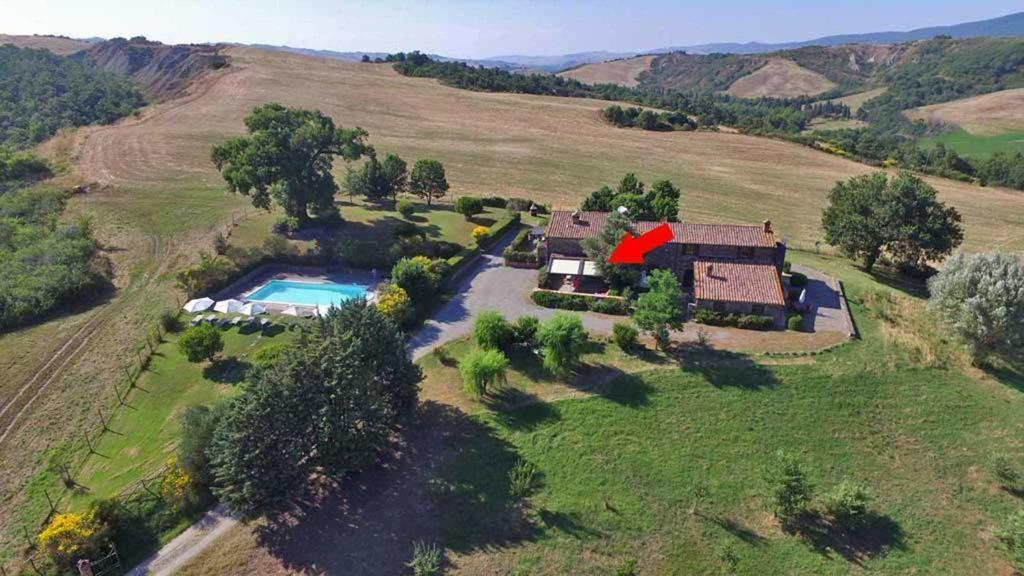 Cottage Le Ginestre Con Piscina In Val D'Orcia ラディコーファニ エクステリア 写真